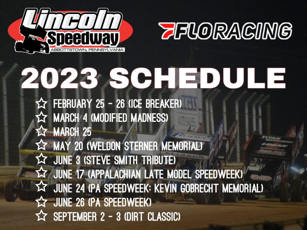 Lincoln Speedway and FloRacing Ink Streaming Partnership For 11 Races in 2023